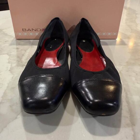 Bandolino BDGalaxy Ballet Slip On Flats Women's 7.5M Black Fabric Upper Cap Toe - Picture 5 of 10